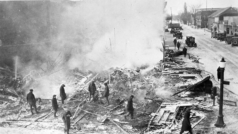 Owl Cafe - 1959 Explosion Aftermath